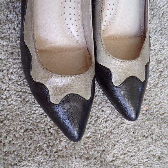 Spring step retro inspired leather heels 37 - Picture 7 of 10